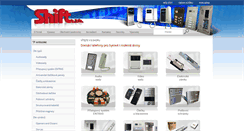 Desktop Screenshot of eshop.shift.cz.vs670.server4u.cz