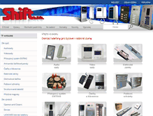 Tablet Screenshot of eshop.shift.cz.vs670.server4u.cz